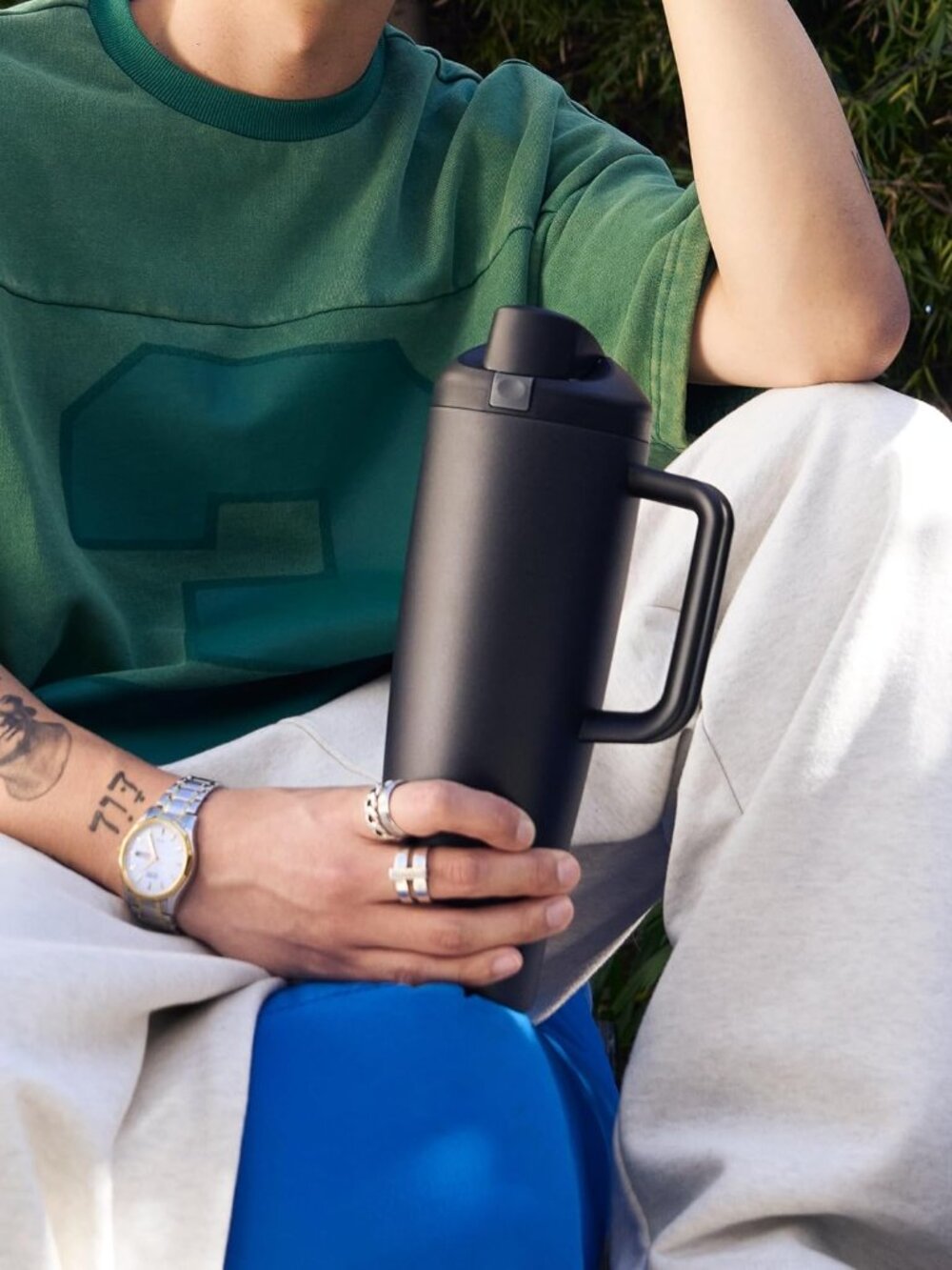 FreeSip Tumbler Insulated Stainless Steel Water Bottle with Built-in Straw and S - Picture 2 of 7